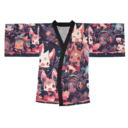 Little Kitsune Long Sleeve Kimono