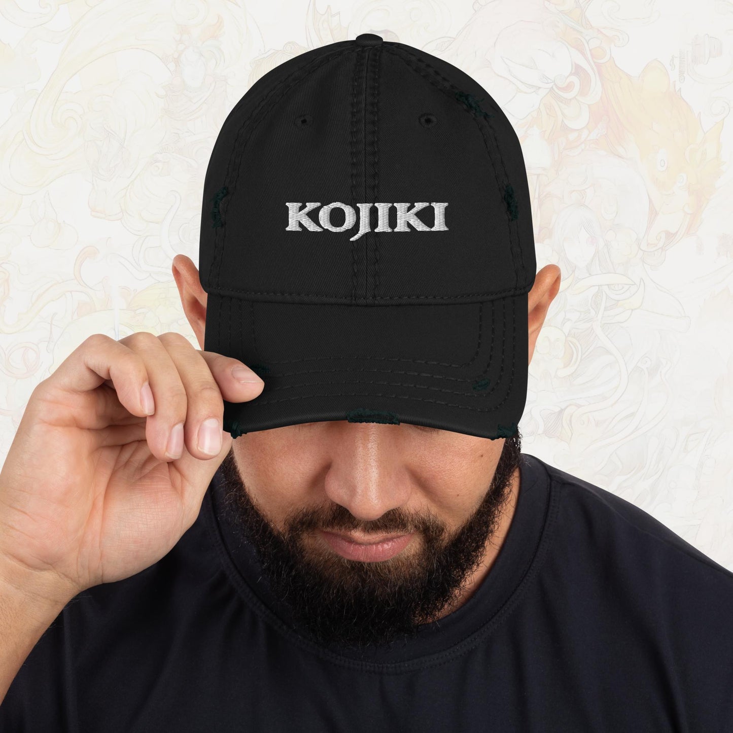 Yokai Distressed Dad Hat