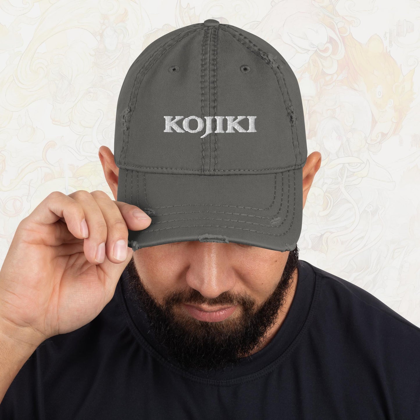 Yokai Distressed Dad Hat