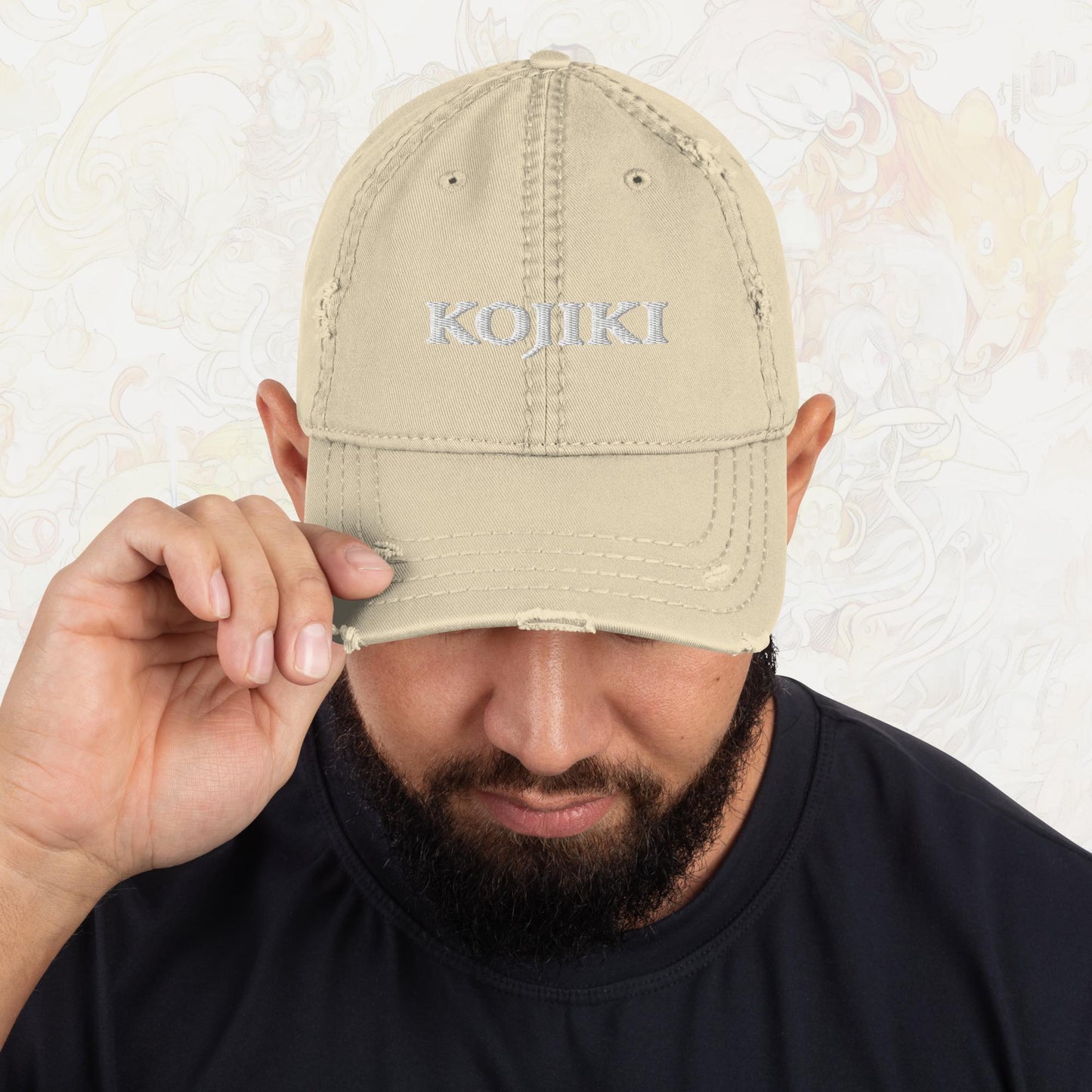 Yokai Distressed Dad Hat