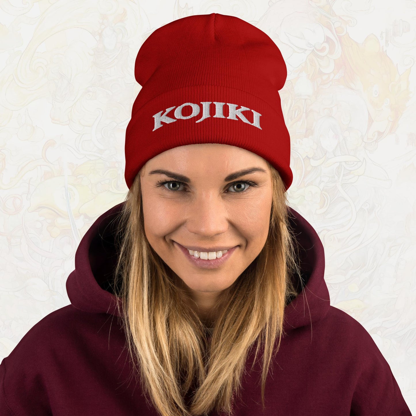 Kojiki Embroidered Beanie