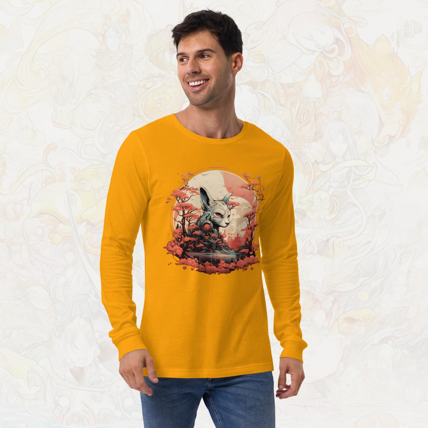 Neko Sunset Unisex Long Sleeve