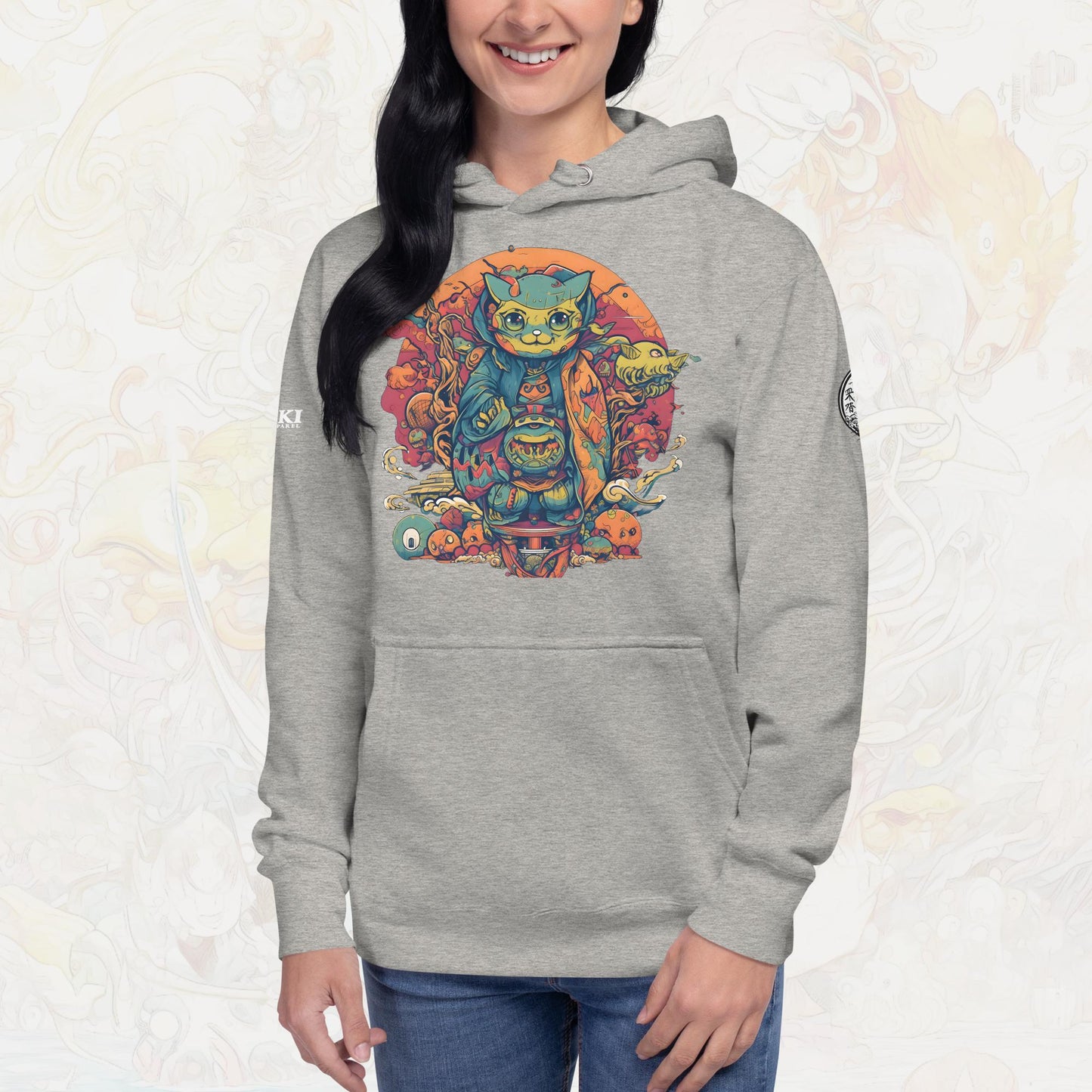 Maneki-Neko Unisex Hoodie