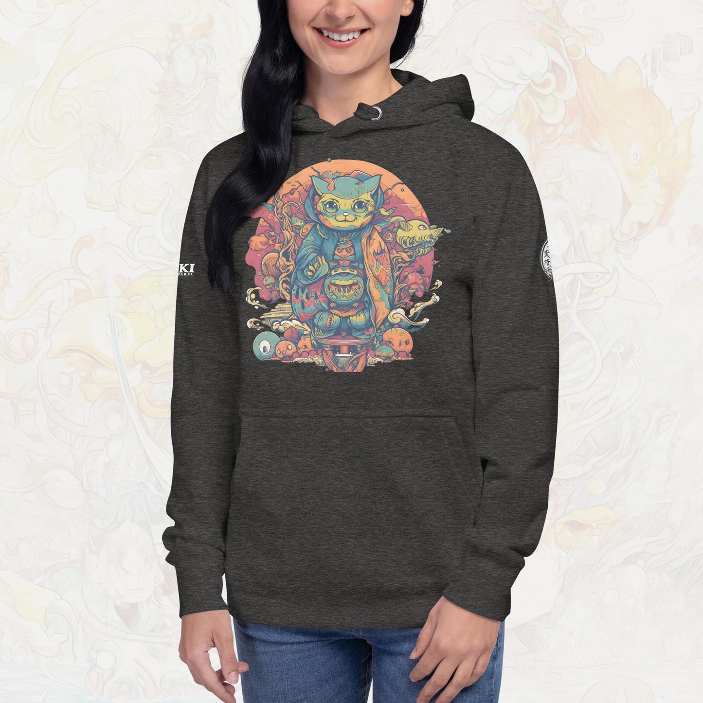 Maneki-Neko Unisex Hoodie