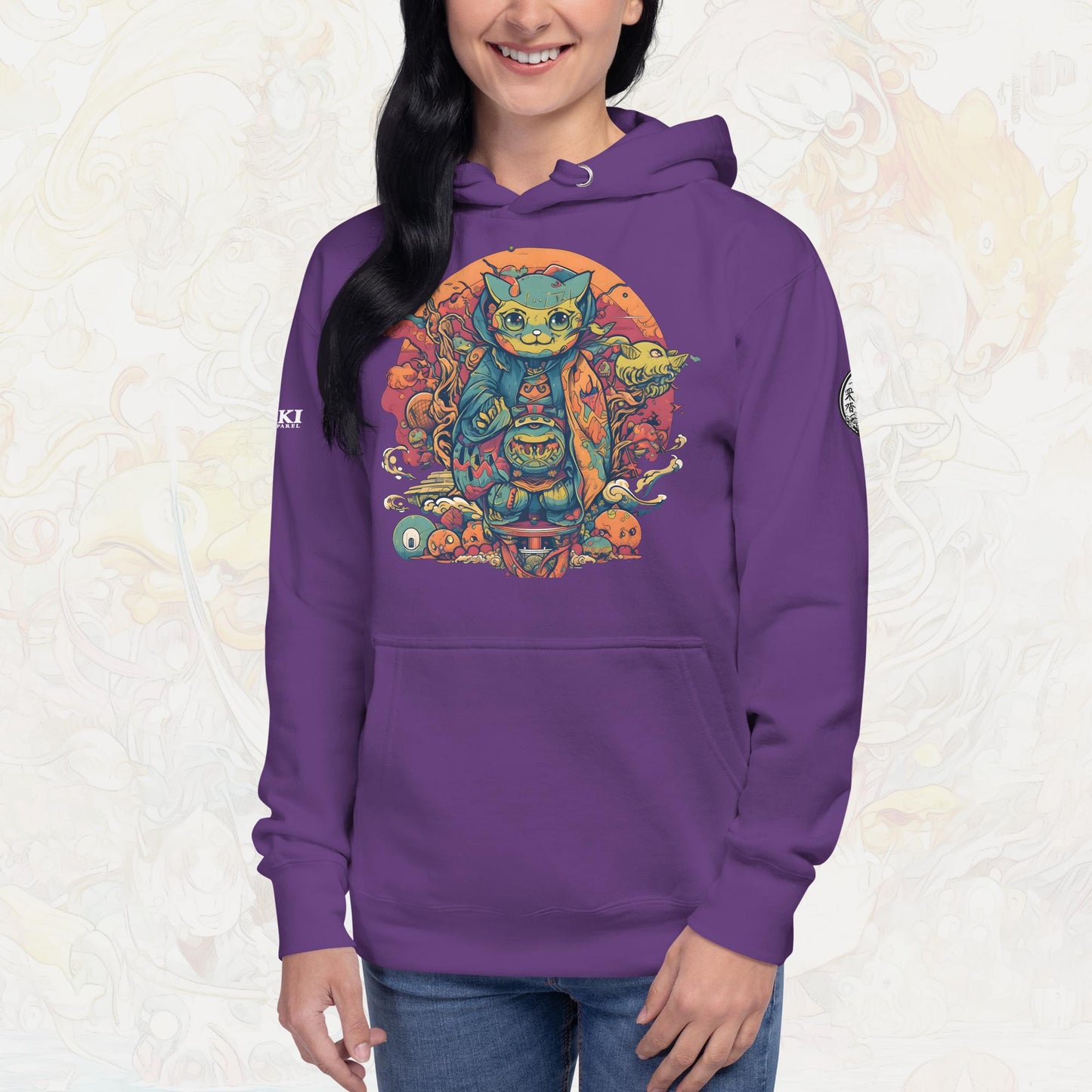 Maneki-Neko Unisex Hoodie